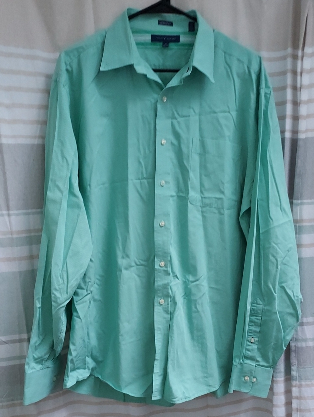 Tommy Hilfiger Mint Green Men's Dress Shirt